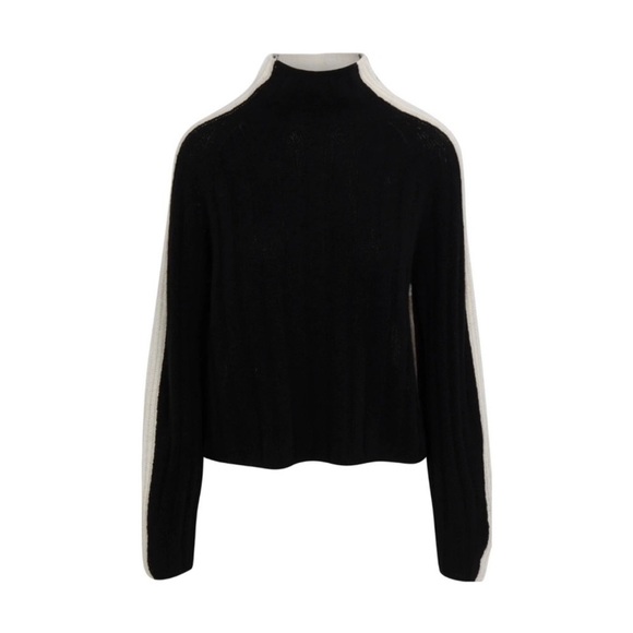 360 Cashmere wool and cashmere color block sweater NEW - Picture 3 of 7